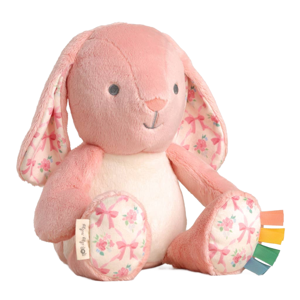 Itzy Ritzy Sweetie Snuggles Pink Bunny