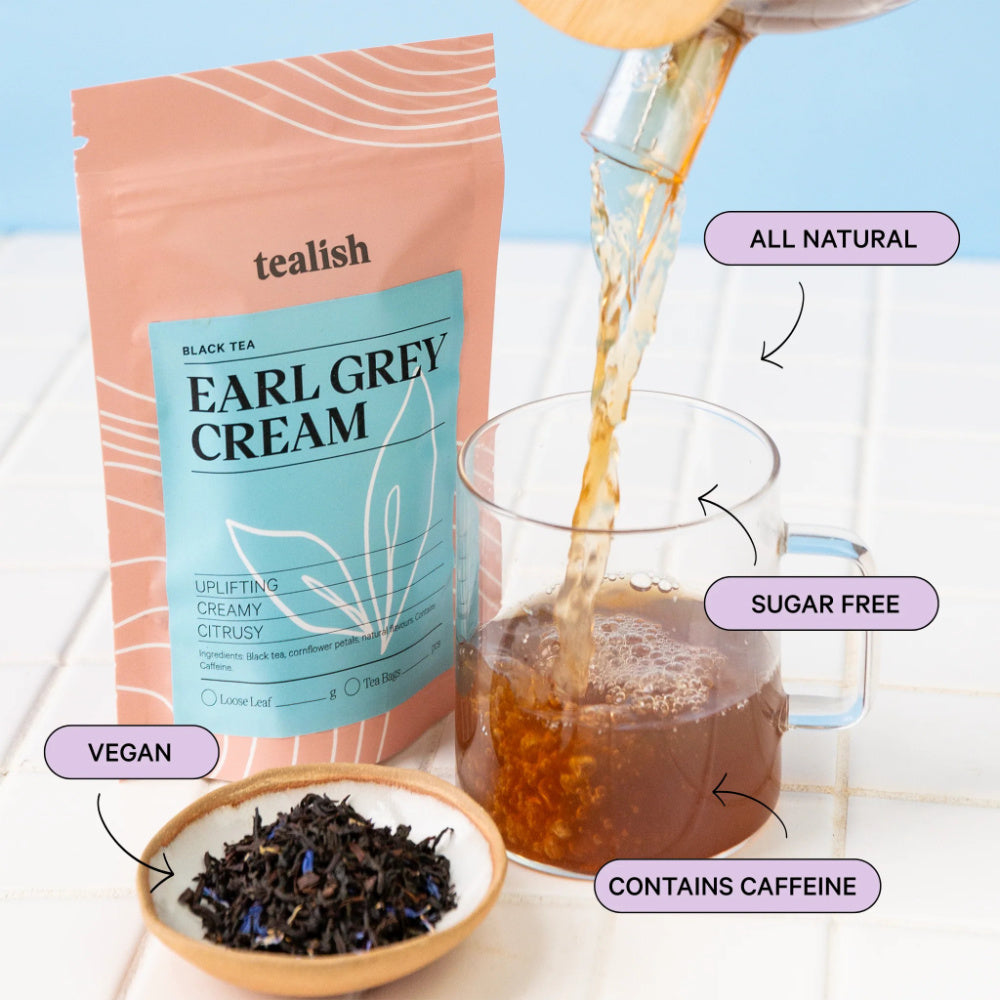 Tealish Earl Grey Cream Black Tea 100g