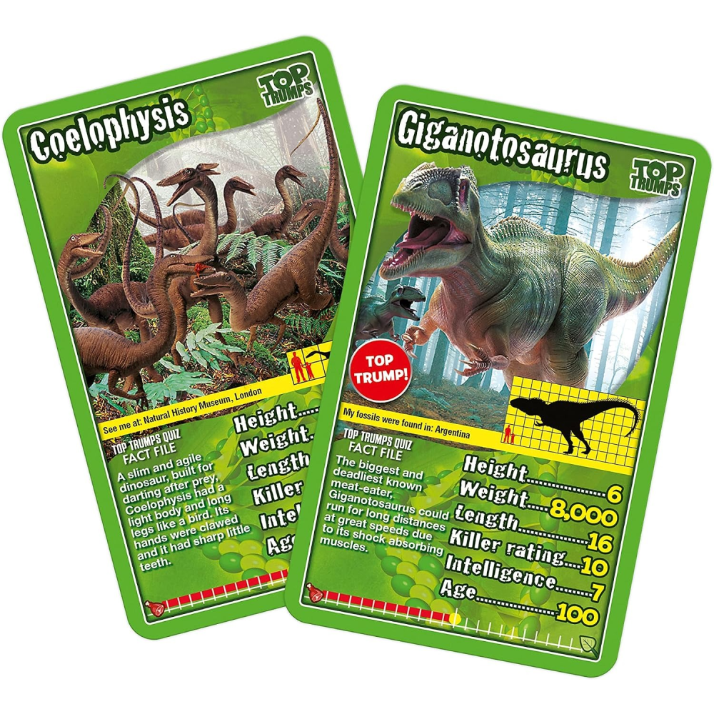 Top Trumps Card Game – Dinosaurs