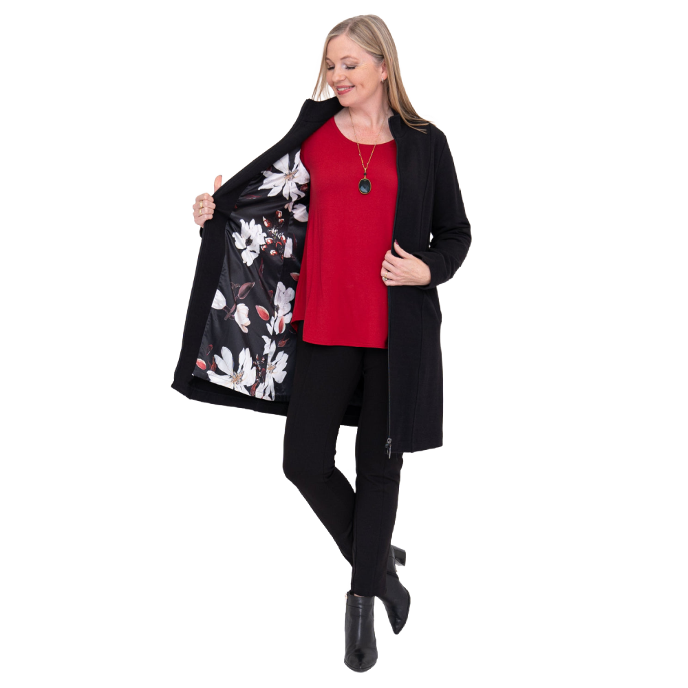 Blue Sky - Tracey Coat Black