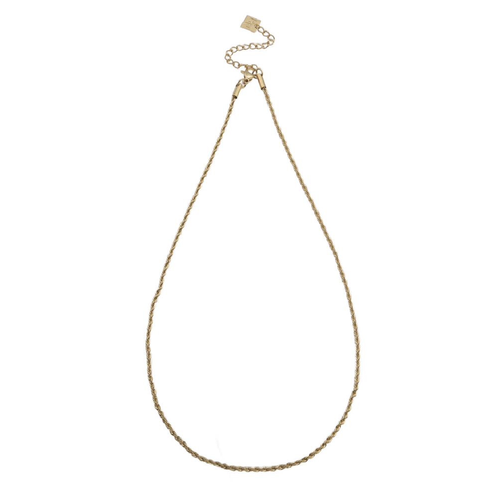 Ulyana Rope Chain Gold Necklace