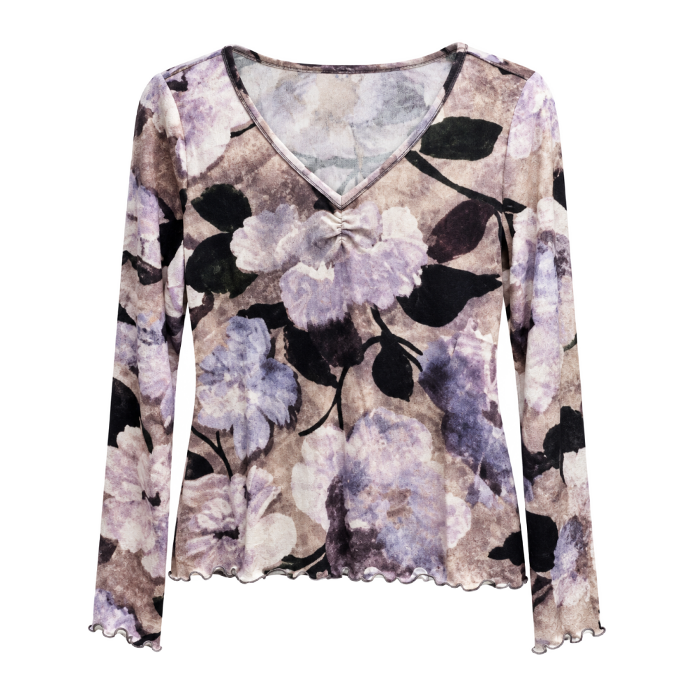 FDJ Winter Taupe Floral