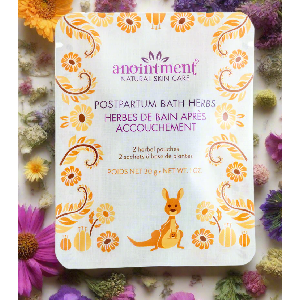 postpartum bath herbs 2 pack