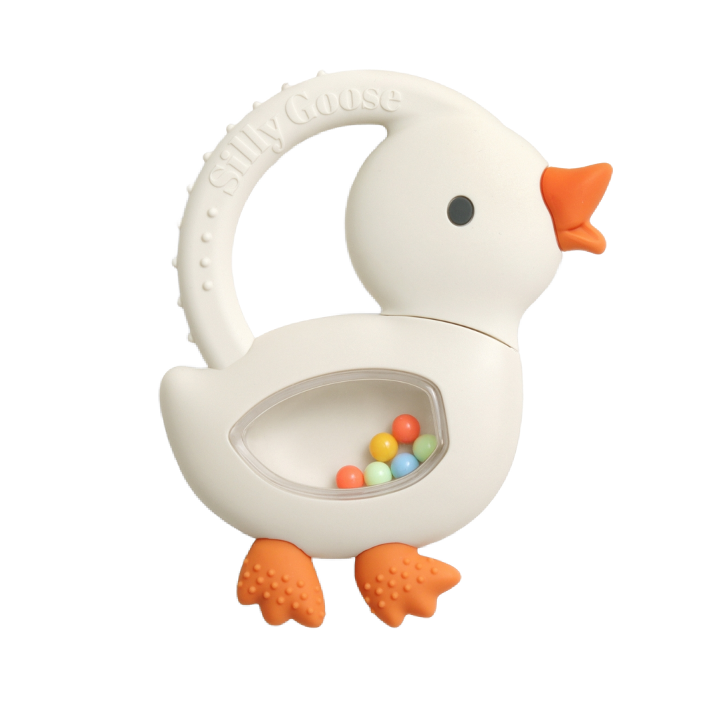 Bitzy Shake™ - Goose Teether with Rattle