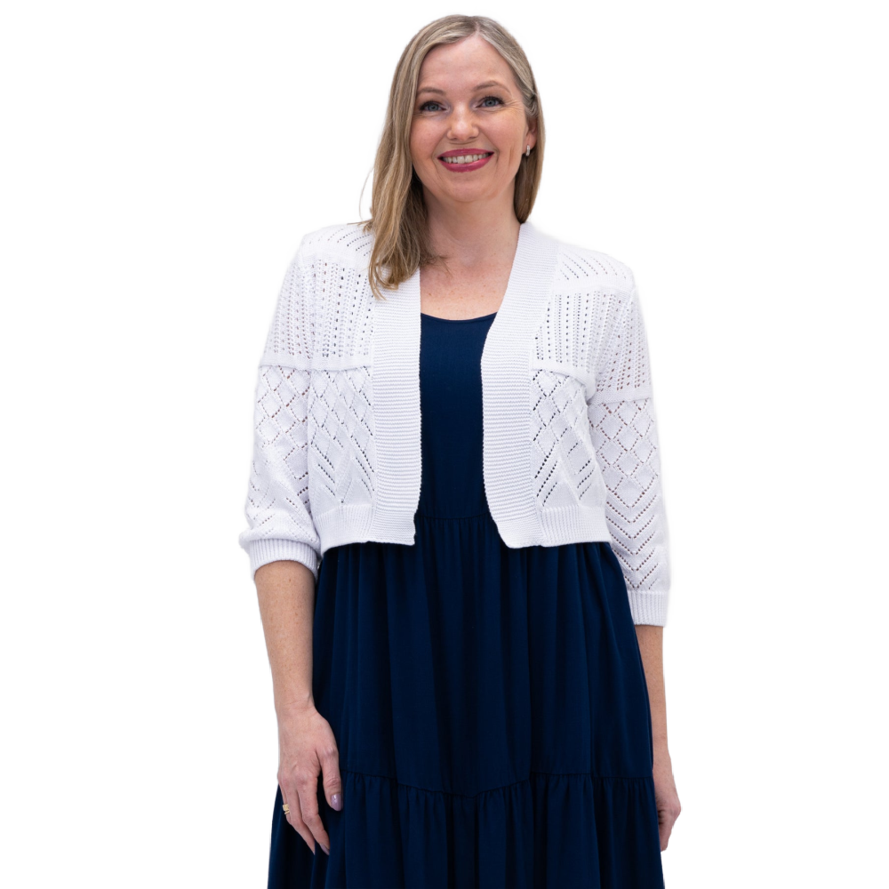 Blue Sky Aldi Sweater - White