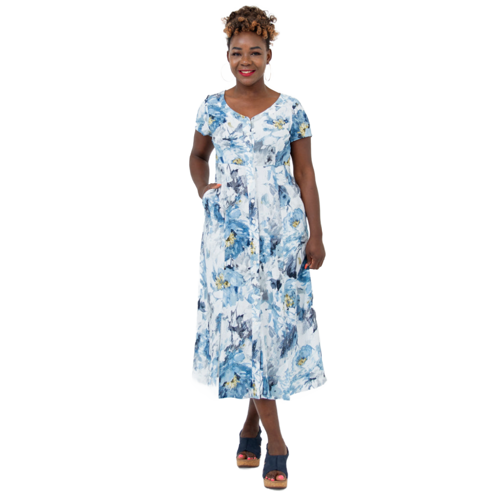 Blue Sky Morgan Dress Muse Print