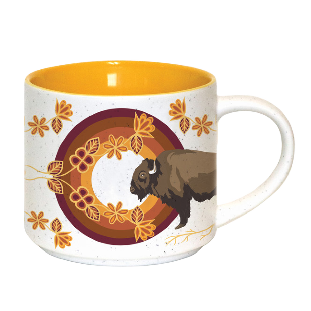 Native Northwest Ceramic Mug - Buffaloes