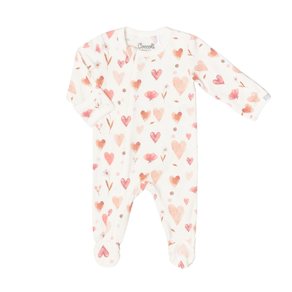 Coccoli Sleeper Hearts on Cream - Battleford Boutique