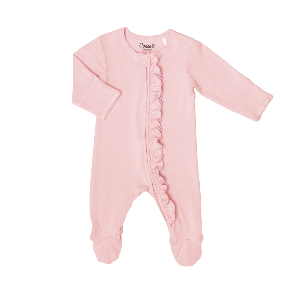 Coccoli Sleeper - Silver Pink with Ruffles - Battleford Boutique