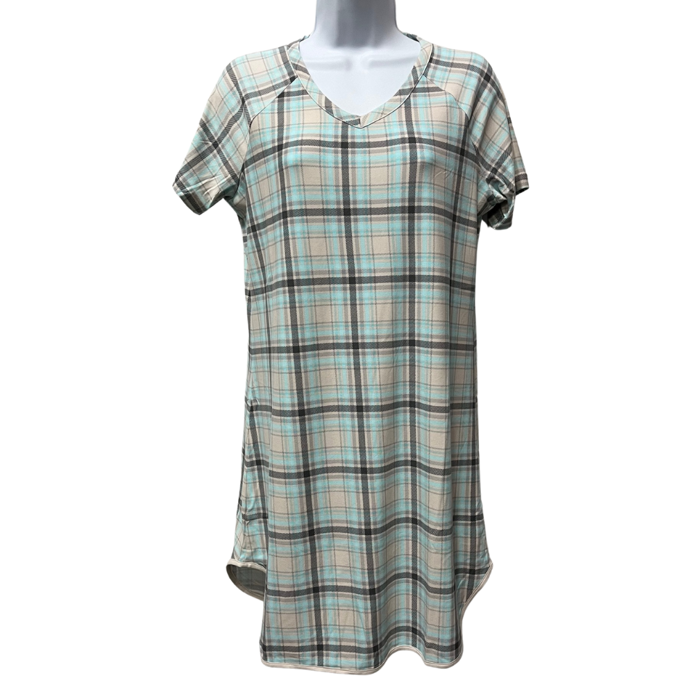 Cool Girl Sleepshirt - Plaid