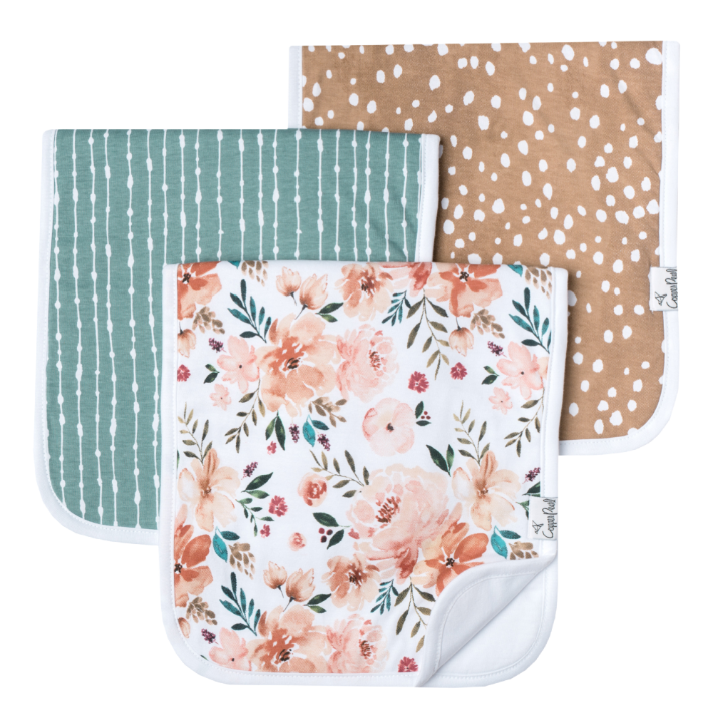 Copper Pearl Burp Cloths - Battleford Boutique