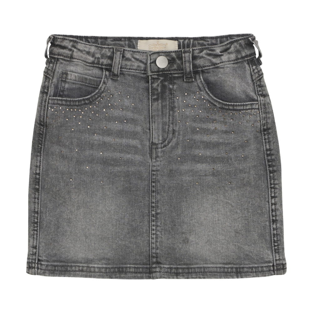 823092 Denim Skirt - Grey