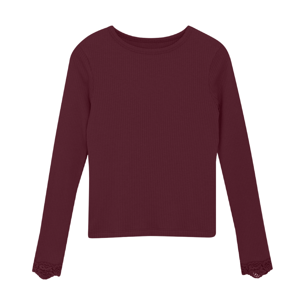 823070 T-shirt LS - Vineyard Wine