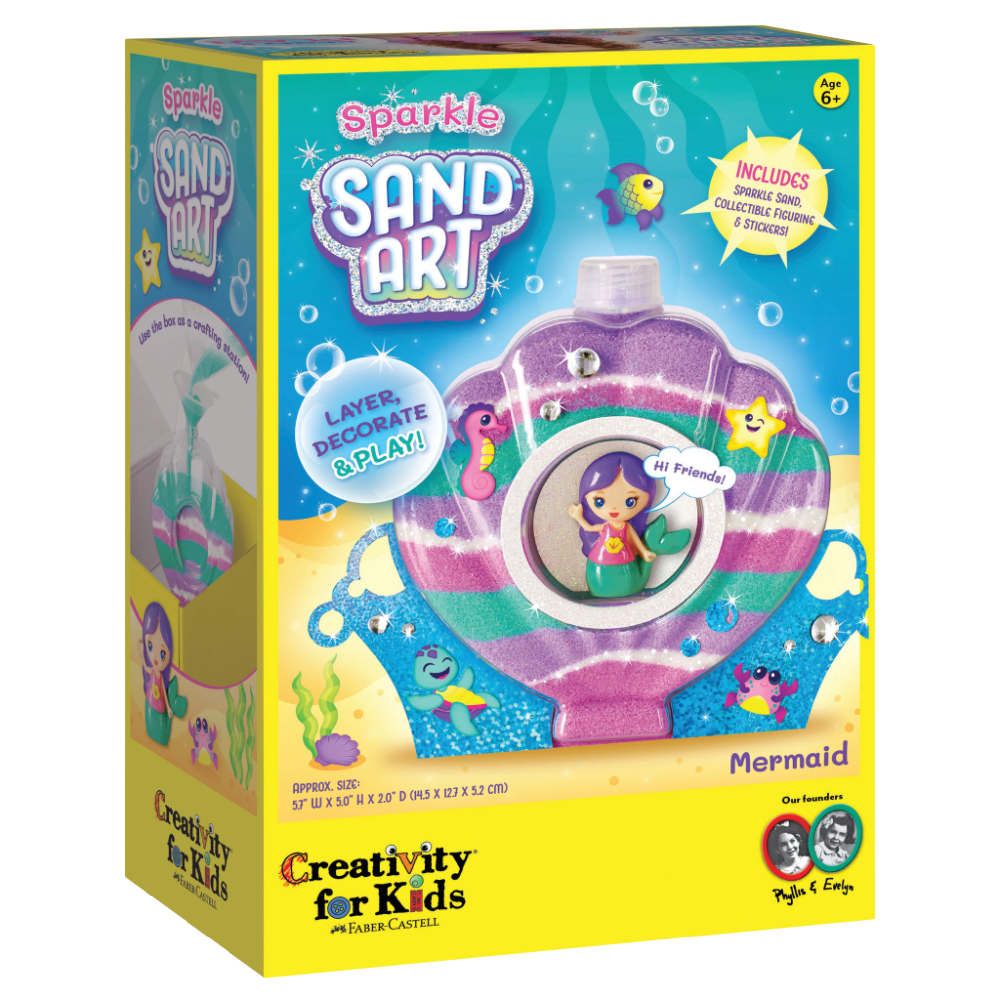 Creativity Kids Sand Art Sparkle Mermaid - Battleford Boutique