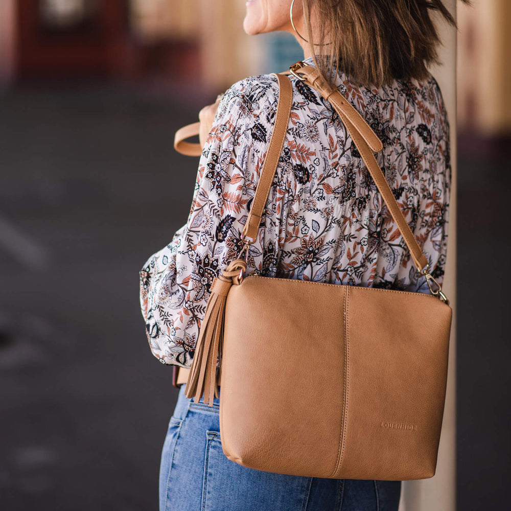 Louenhide Daisy Crossbody Bag - Camel