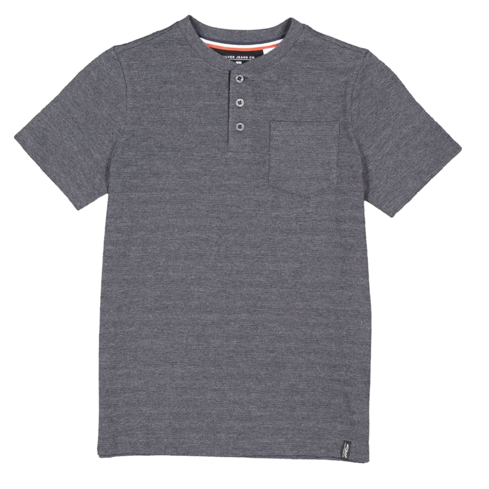 SBS265603-BB pocket henley - charcoal