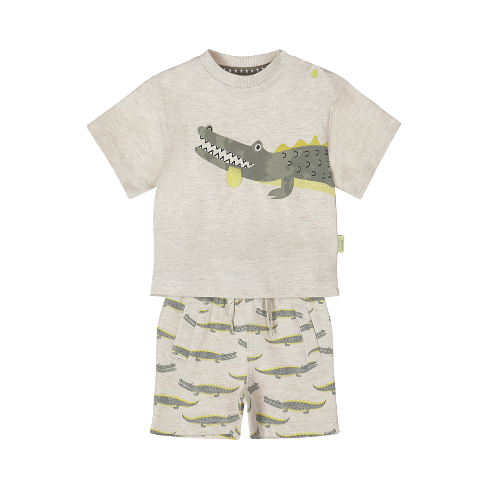 Dirkje Tee & Shorts Set - Aligator