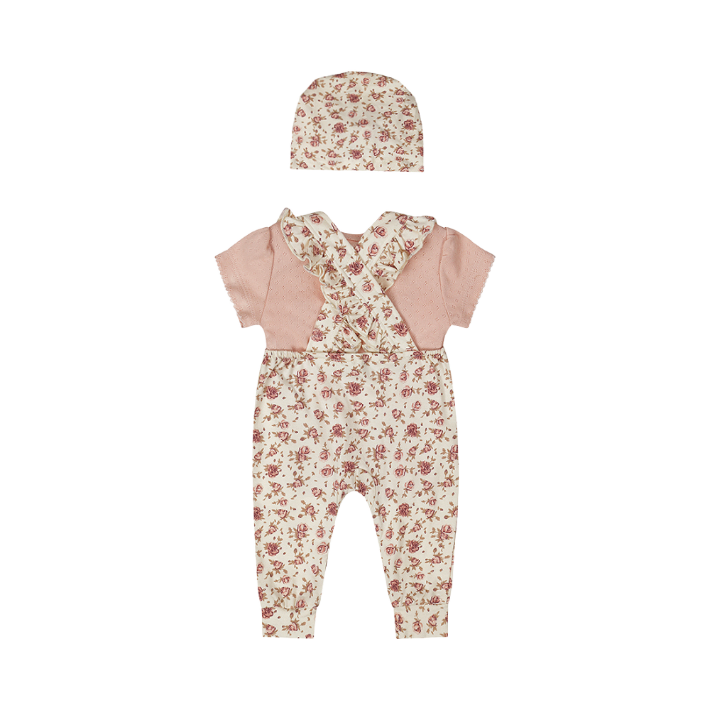 Dirkje Romper Set - Rose Florals