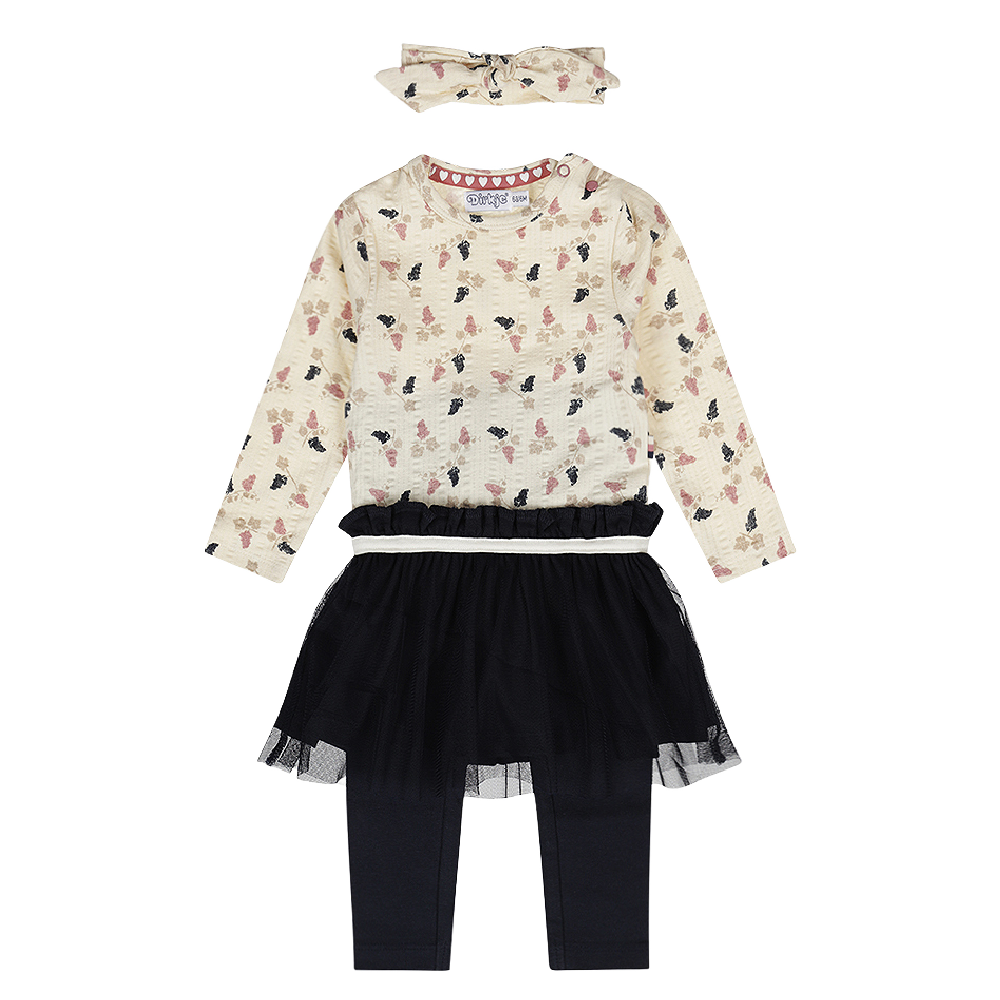 056463-35 Dress + Legging + Headband