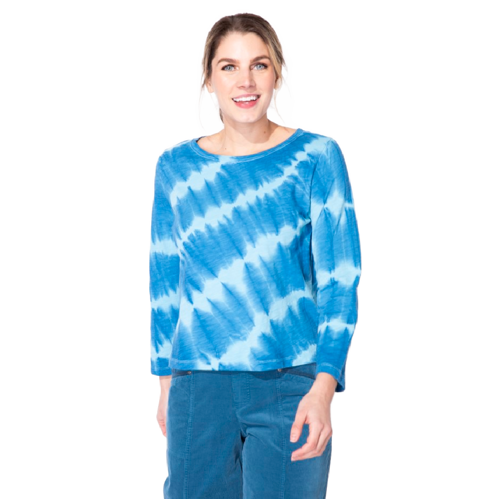 Escape Top - Blue Tie Dye