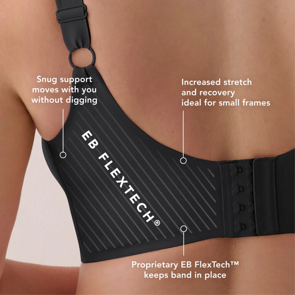 The Busty Wireless Bra - Black