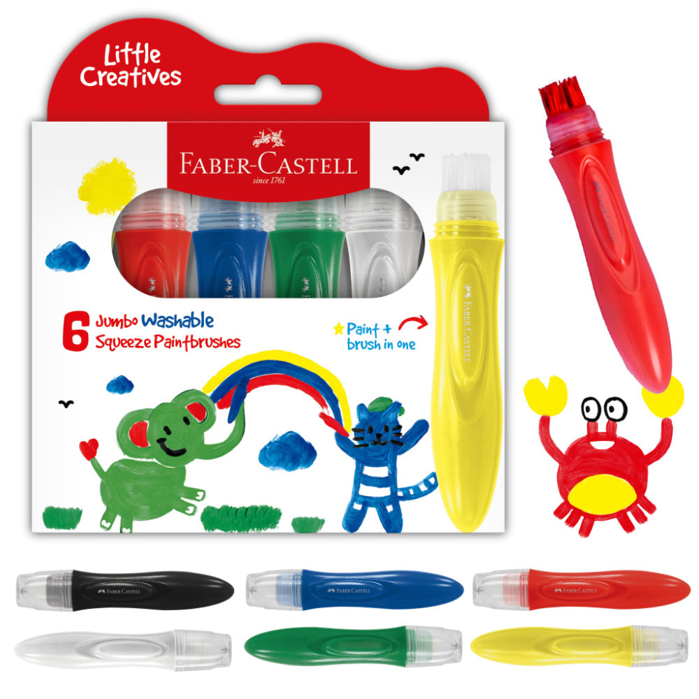 Faber Castell Jumbo Squeeze Paintbrushes - Battleford Boutique