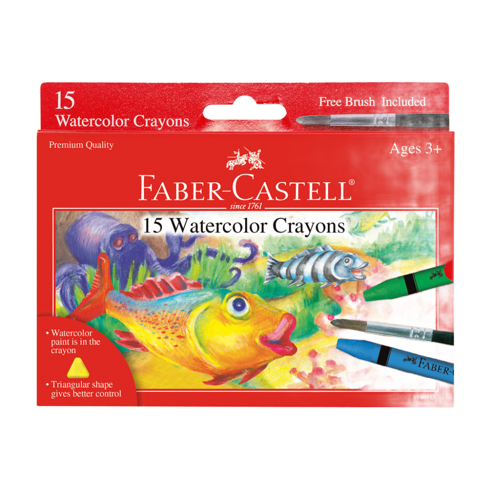 Faber Castell 12 Watercolor Crayons - Battleford Boutique