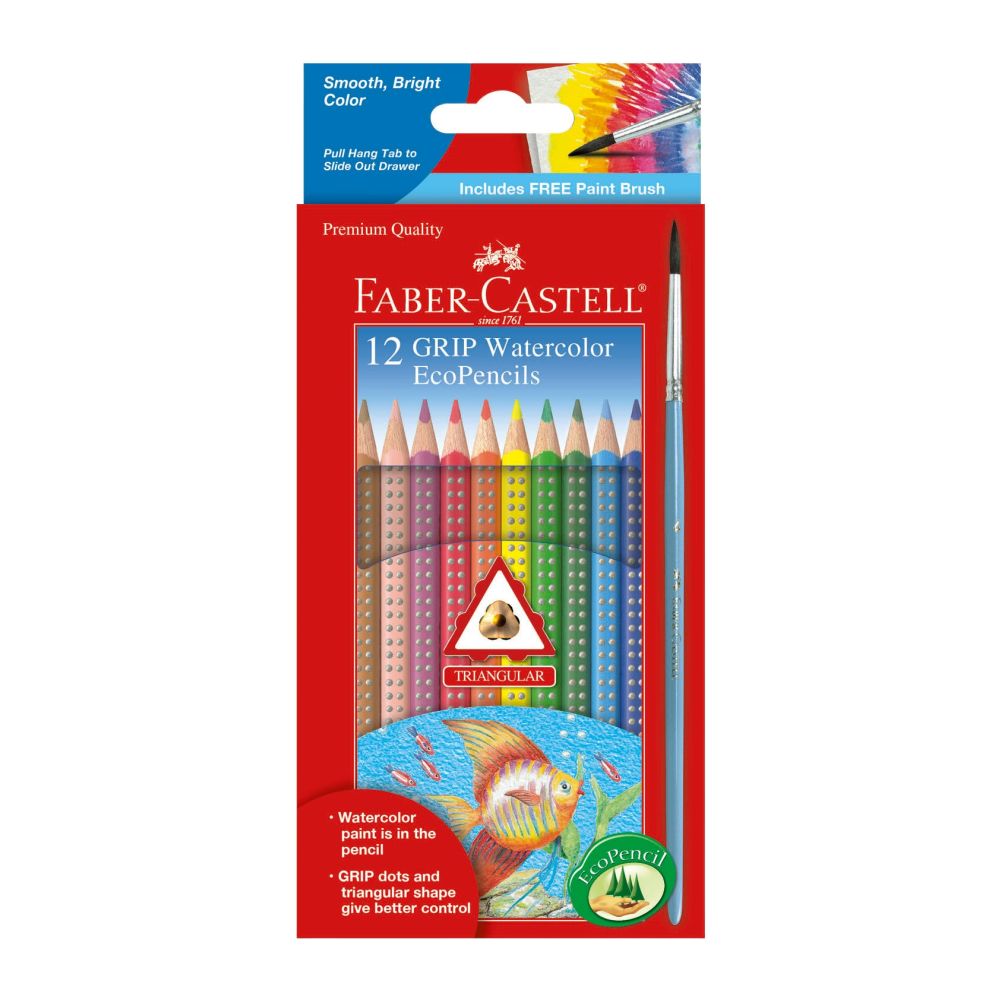 Faber Castell 12 Watercolor Pencils - Battleford Boutique