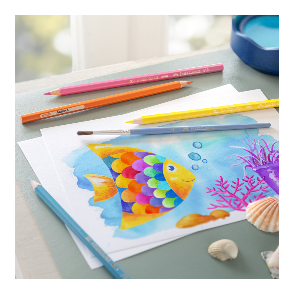 Faber Castell 12 Watercolor Pencils