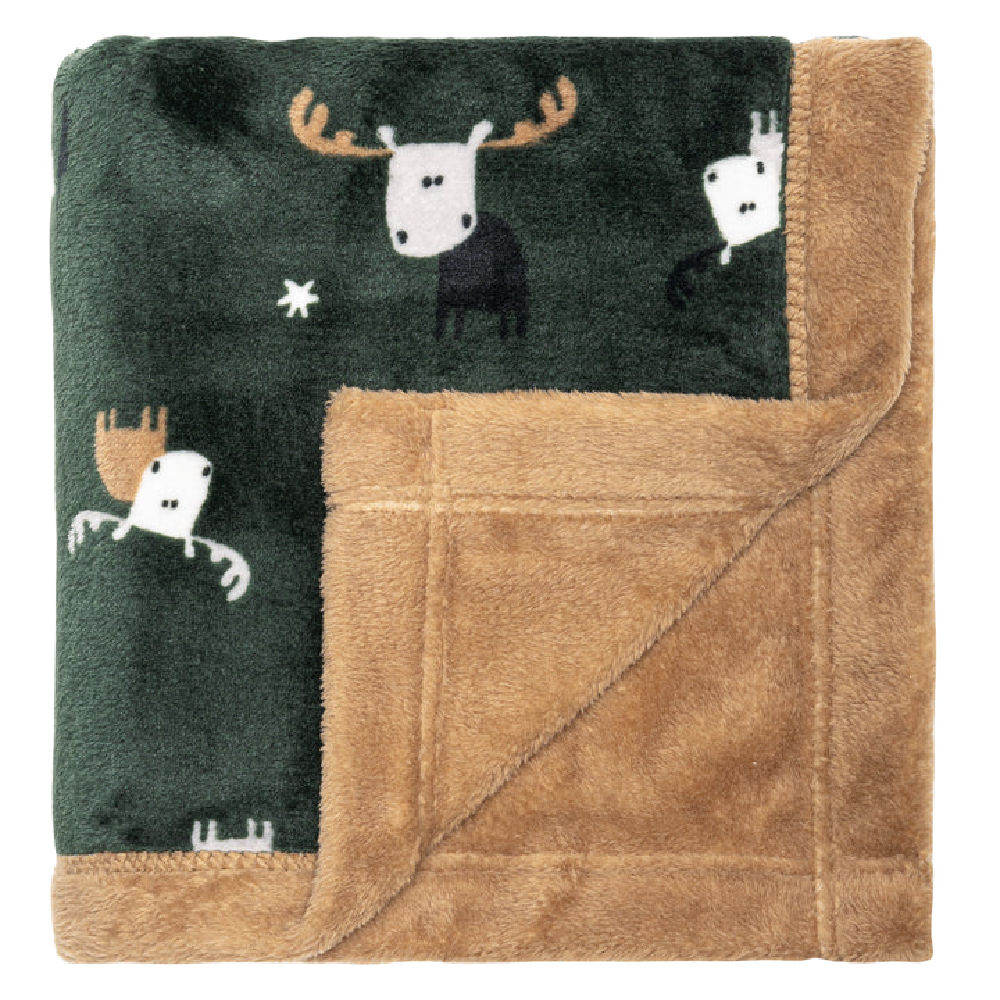 Perlimpinpin Plush Blanket - Moose