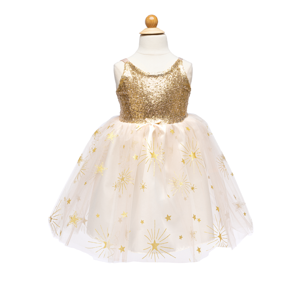 Great Pretenders -  Golden Glam Party Dress - Battleford Boutique
