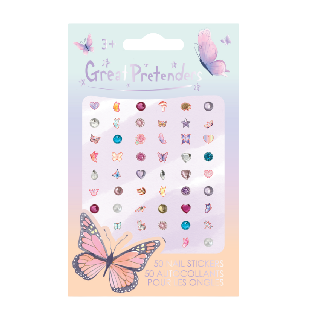 Great Pretenders - Butterfly Nail Stickers - Battleford Boutique