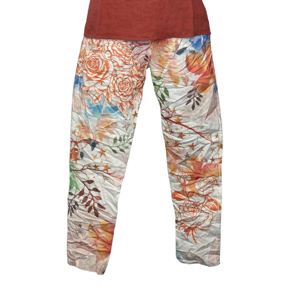 Papa Fashions Italy Pant Coral - Battleford Boutique