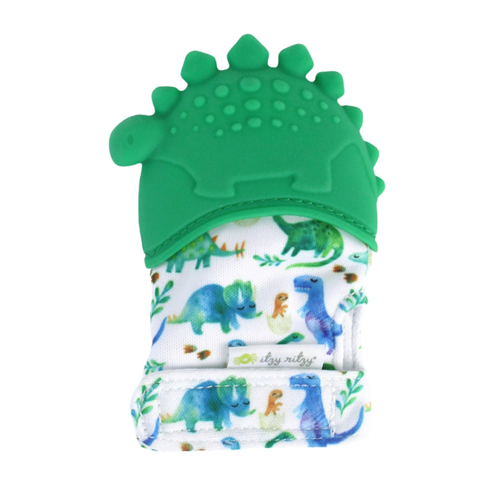 Itzy Teething Mitt Dino