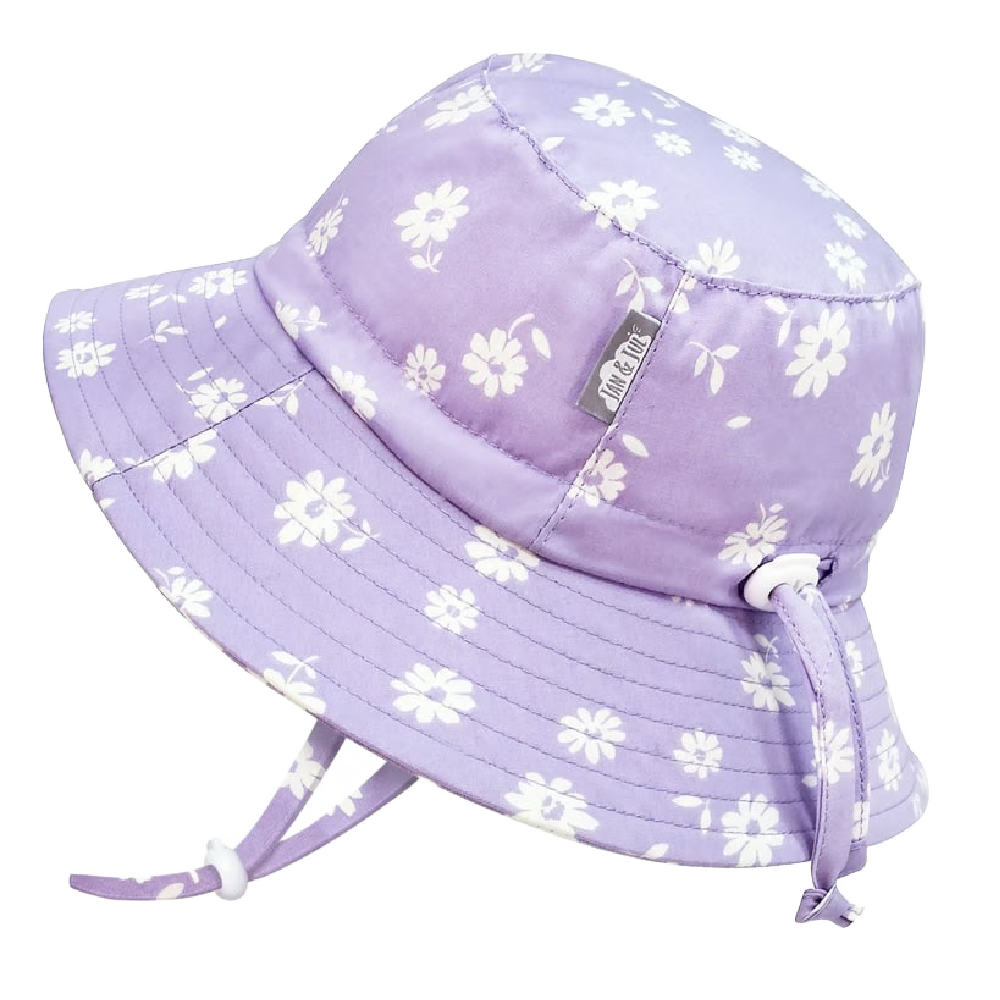 Jan & Jul Bucket Hat Purple Daisy