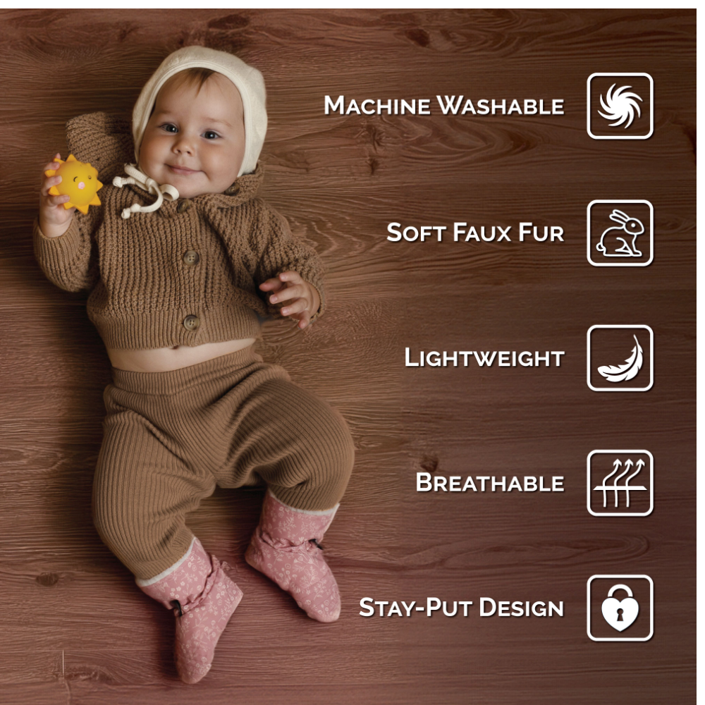 Jan & Jul Baby Booties - Soft Brown