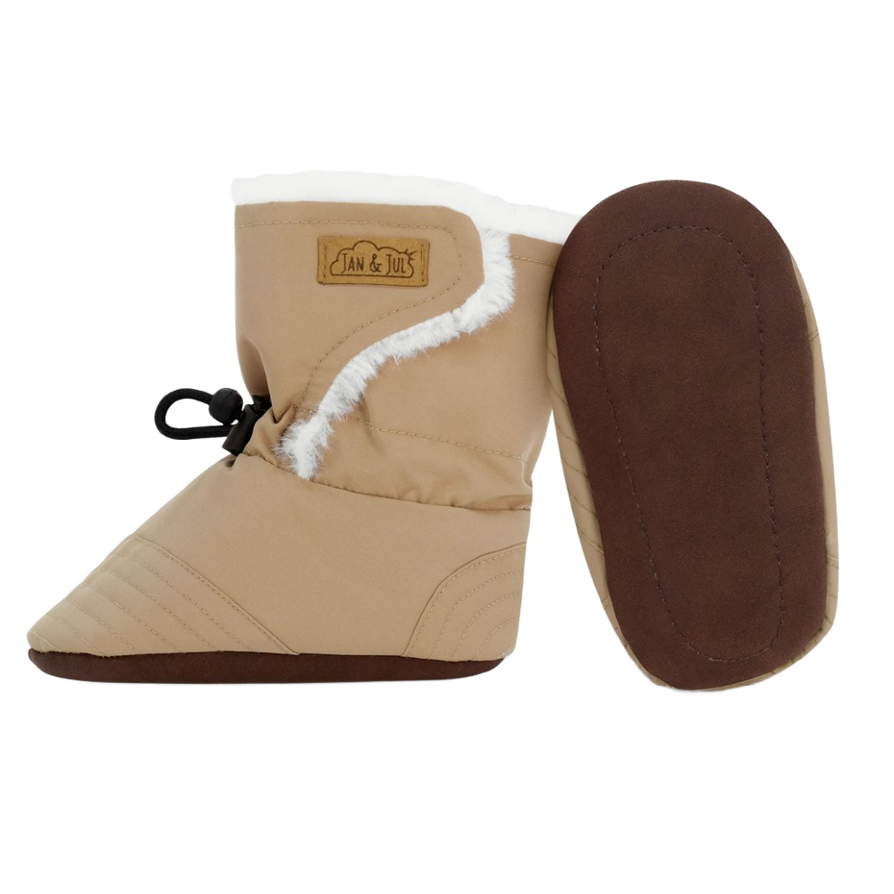 Jan & Jul Baby Booties - Soft Brown