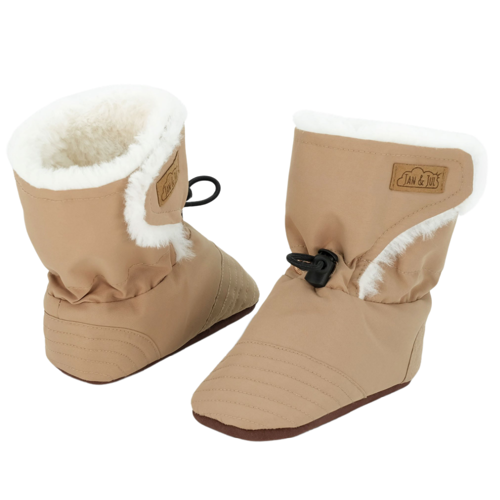 Jan & Jul Baby Booties - Soft Brown