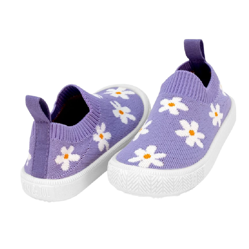 Jan & JulGraphic Slip On Shoes | Purple Daisy - Battleford Boutique