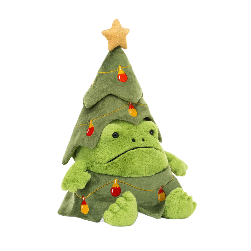 Jellycat Christmas Tree Ricky Rain Frog