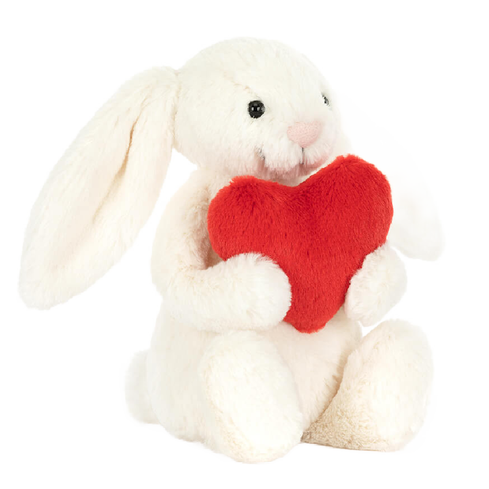 Jellycat Bashful Red Love Heart Bunny