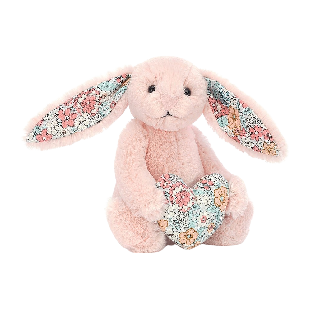 Jellycat Blossom Heart Bunny Blush - Battleford Boutique