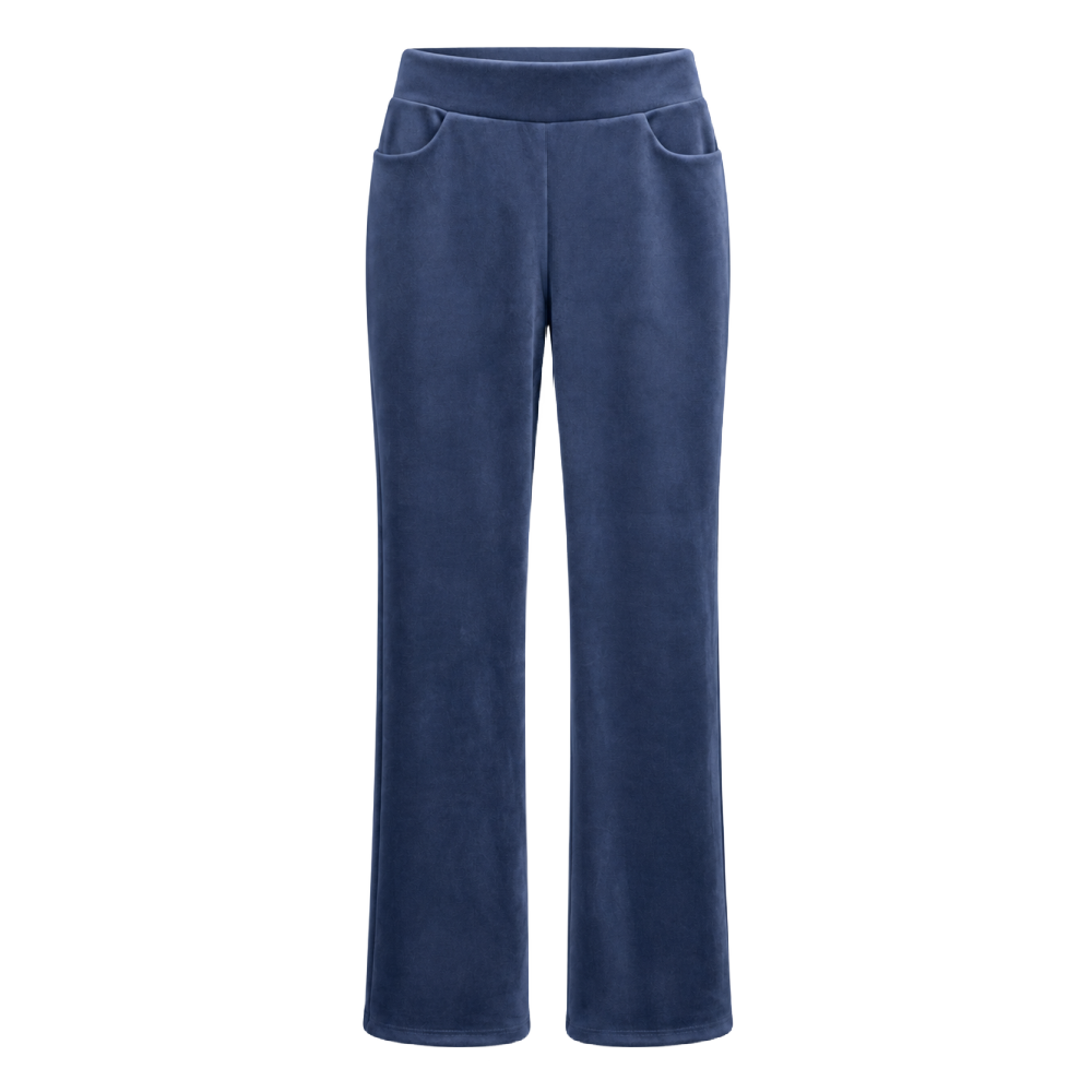 Julia Washable Suede Pant - Blue