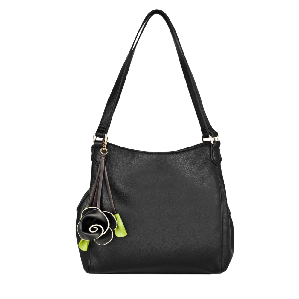 Espe Lauren Hobo Bag - Black