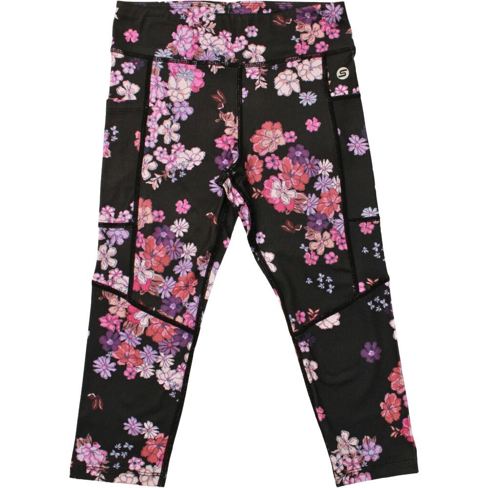 MID Capri Legging Activewear Floral 1243287 - Battleford Boutique