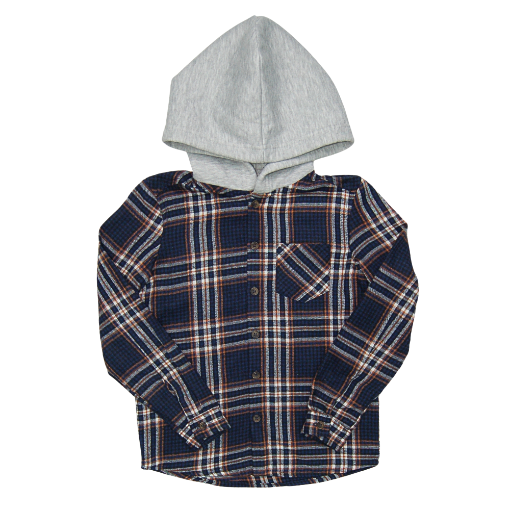 MID Hoodie Top - Forest Plaid - Battleford Boutique