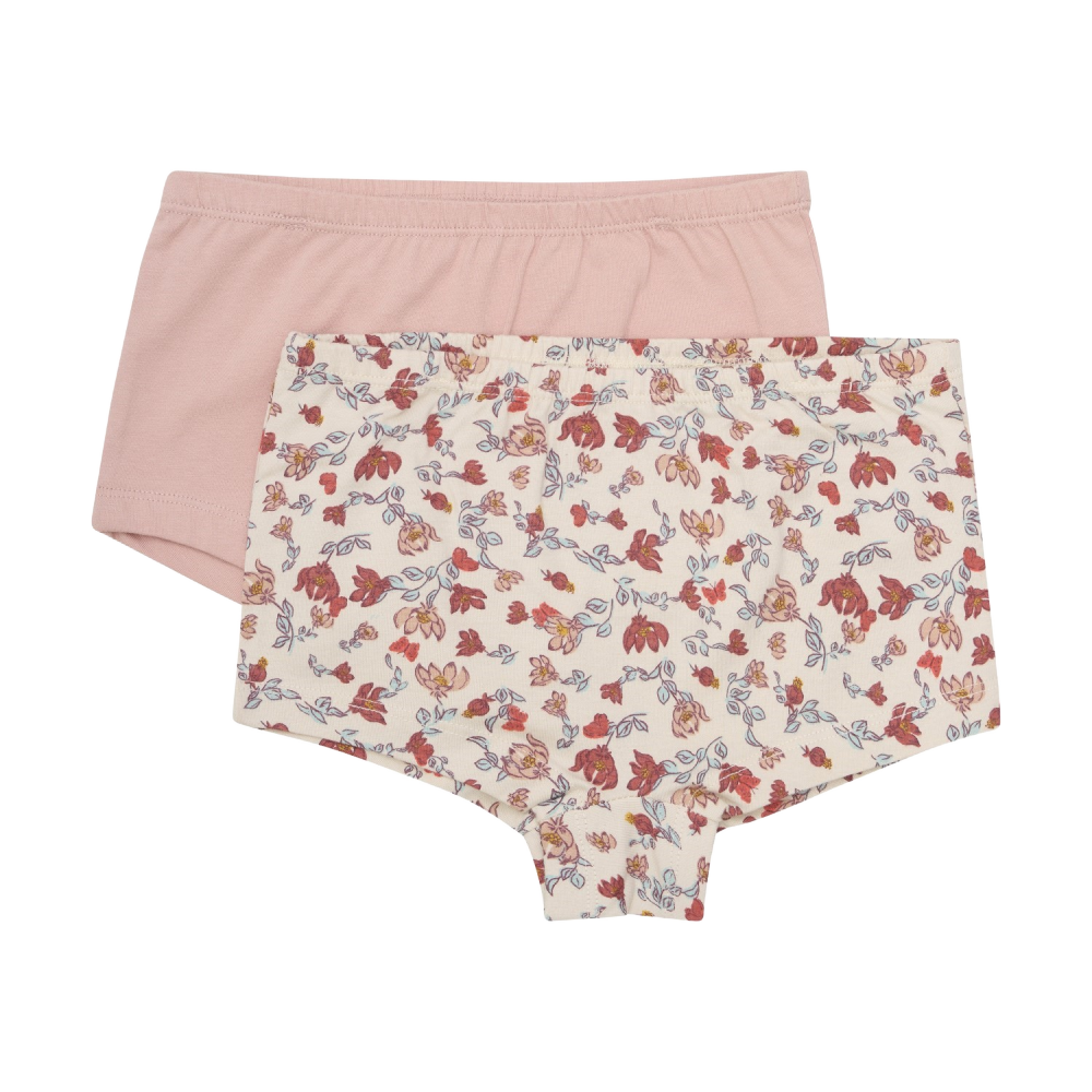 Minymo Briefs - 2 Pack - Flowers