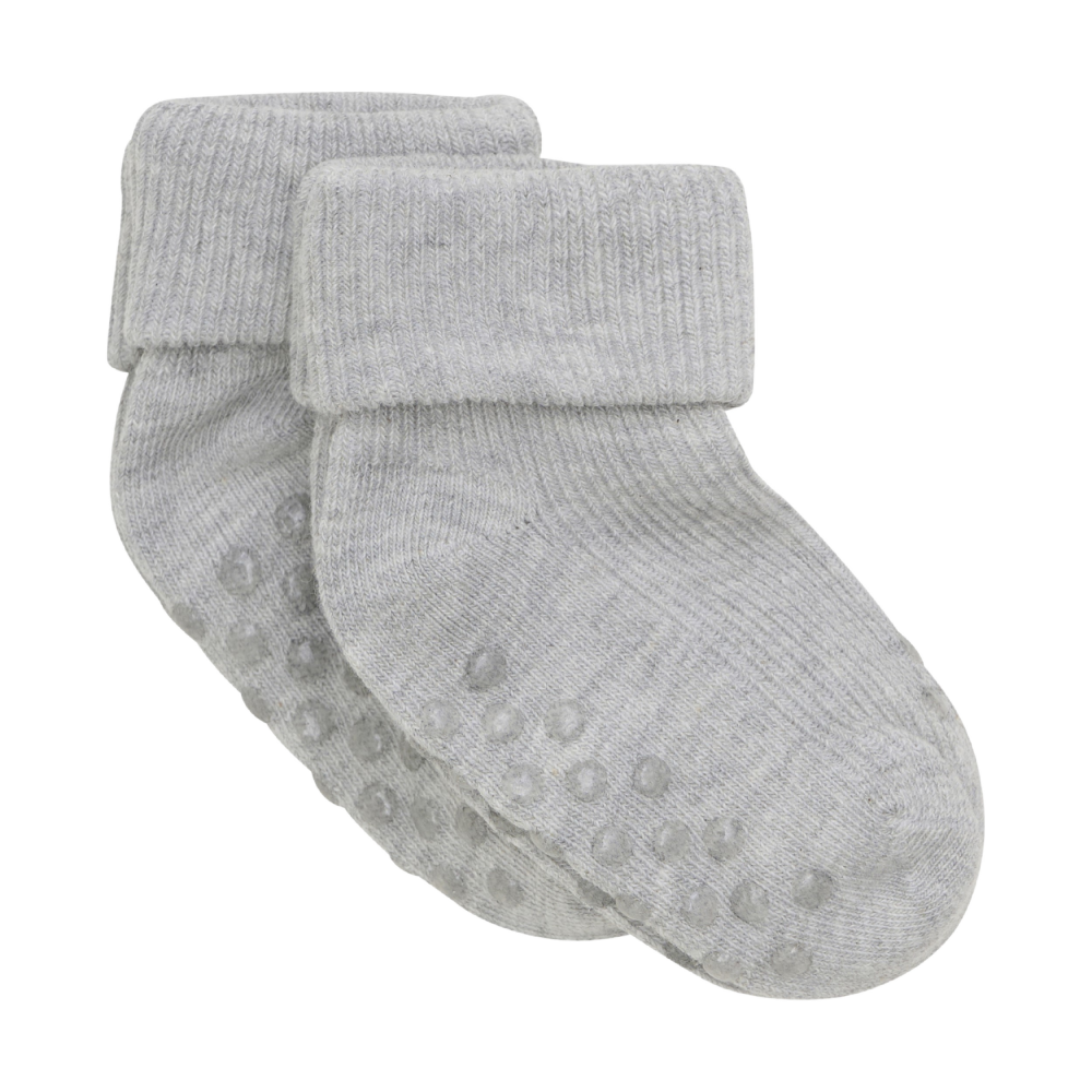 Minymo Baby Rib Socks - Grey