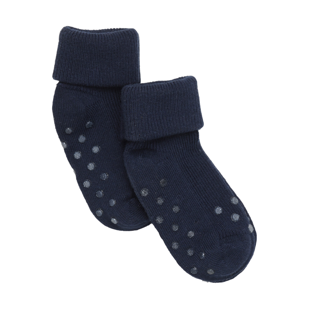 Minymo Baby Rib Socks - Blue
