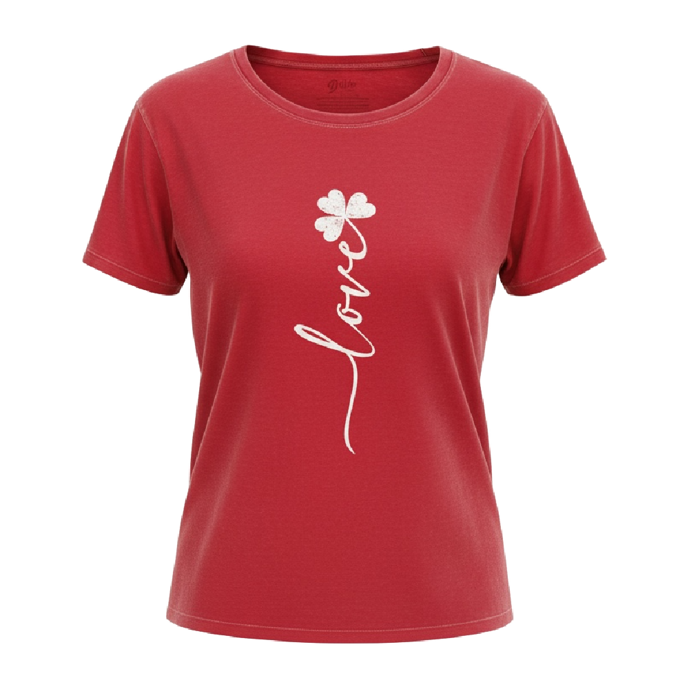 Devia Graphic Tee - Coral